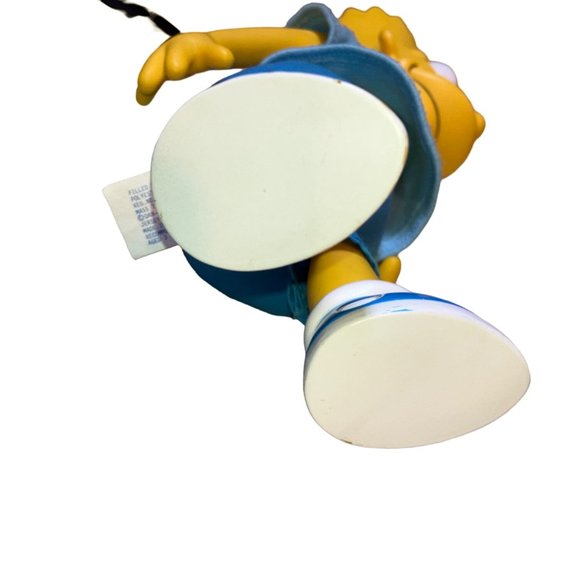 The Simpsons Bart Simpson 11” Vinyl Head Plush Doll Vintage 90's - Picture 15 of 15